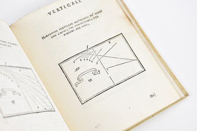Lot 3 - ODDI (M), DE GLI HOROLOGI SOLARI NELLE...