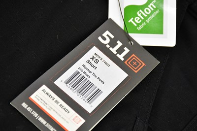 Lot 42 - TACTICAL; two pairs of of XS Ripstop TDU black...