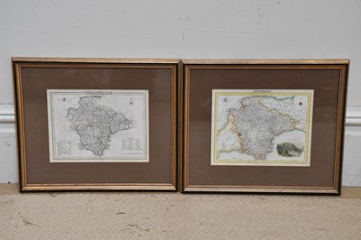 Lot 1536 - Two hand tinted prints of Devonshire, approx...