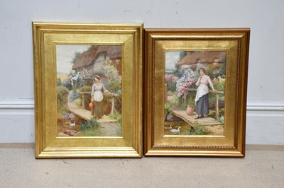 Lot 1545 - WILLIAM AFFLECK (1869-1943); pair of...