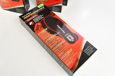 Lot 35 - THERMACELL; twelve boxed hated insoles, size L...