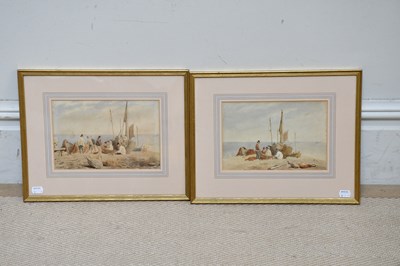 Lot 1582 - FREDERICK NASH RWS (1782-1856); pair of...