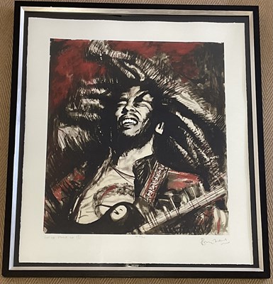 Lot 1840 - RONNIE WOOD; a signed limited edition screen...