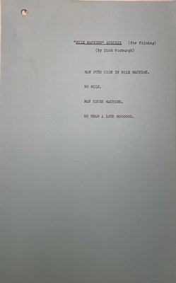 Lot 1904 - JOHN CLEESE; six quickie scripts written by...