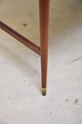 Lot 15 - A mid century teak desk, with an arrangement...