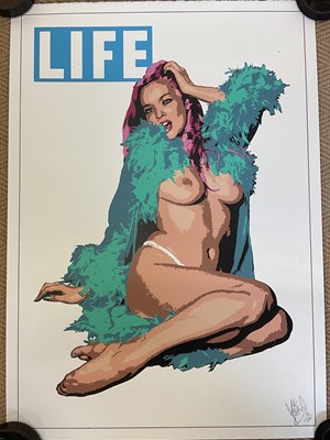 Lot 1853 - GOLDIE; a signed limited edition screenprint...
