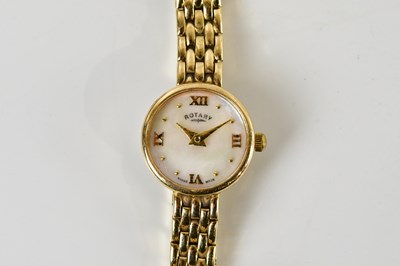 Lot 1863 - ROTARY; a lady's vintage 9ct yellow gold...