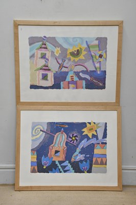 Lot 1681 - YVONNE COLE (born 1953); pair of pencil signed...