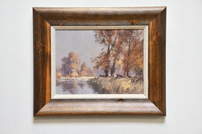 Lot 1837 - JAMES LONGUEVILLE PS PBSA (born 1942), oil on...