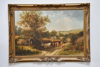 Lot 1620 - WILLIAM G MEADOWS (1825-1901); oil on board,...