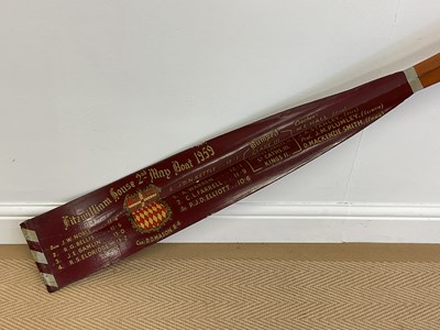 Lot 1983 - A large original Ayling & Sons oar, the blade...