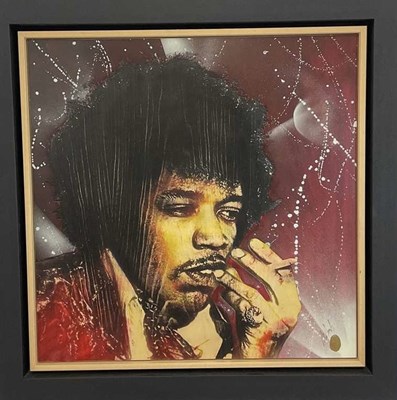 Lot 678 - ROB BISHOP; original mixed media on board,...