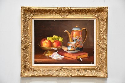 Lot 1619 - ERIK W GLEAVE (1916-1995); oil on board, still...