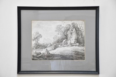 Lot 1511 - THOMAS GAINSBOROUGH (1727-1788); soft ground...