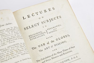 Lot 25 - FERGUSON (J), LECTURES ON SELECT SUBJECTS, in...