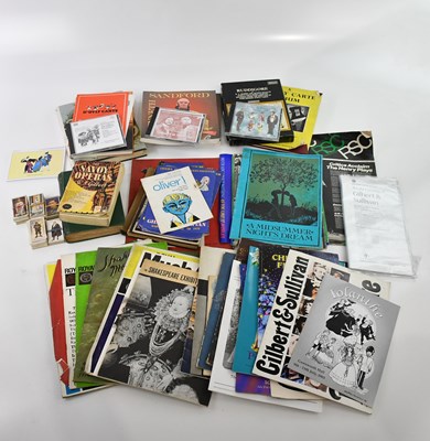 Lot 1491 - An assortment of ephemera including theatre...
