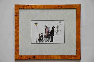 Lot 1749 - FRANCES LENNON (1912-2015); ink drawing, 'The...