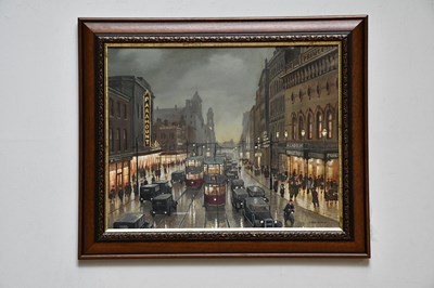 Lot 1813 - STEVEN SCHOLES (born 1952); oil on canvas,...