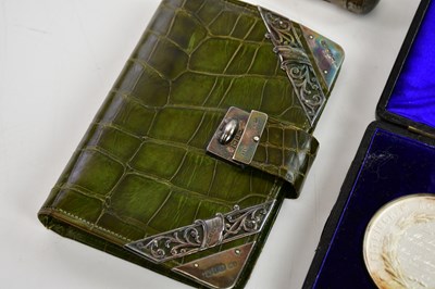 Lot 83 - ALTRINCHAM AGRICULTURAL SOCIETY; a white metal...