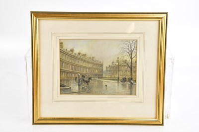 Lot 1636 - JOHN L CHAPMAN (born 1946); gouache, 'Bath The...