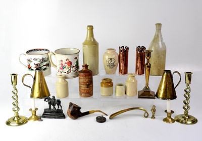 Lot 127 - A group of 19th and 20th century stone bottles...