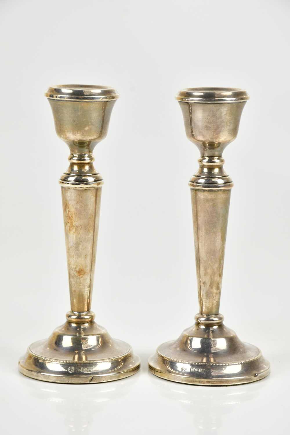 Lot 37 - A pair of Elizabeth II hallmarked silver...