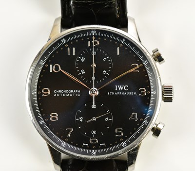 Lot 1815 - INTERNATIONAL WATCH COMPANY (IWC); a gentleman'...