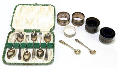 Lot 2082 - ELKINGTON & CO; a pair of Victorian hallmarked...