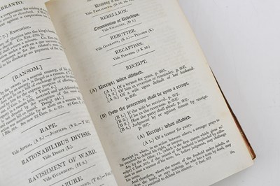 Lot 68 - HAMMOND (A), A DIGEST OF THE LAWS OF ENGLAND,...