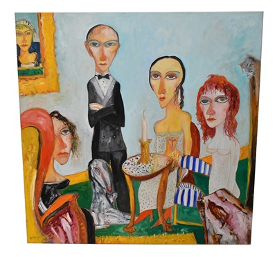 Lot 1766 - JOHN BELLANY CBE RA (1942-2013); oil on canvas,...