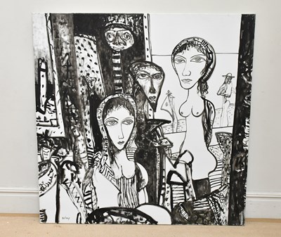 Lot 1769 - JOHN BELLANY CBE RA (1942-2013); oil on canvas,...