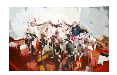 Lot 172 - BENJAMIN COHEN (b.986); oil and acrylic on...
