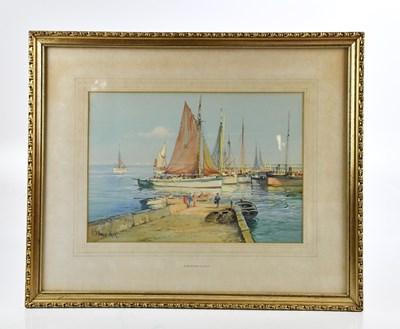 Lot 1692 - A D BELL; watercolour, 'Evening Light', signed...