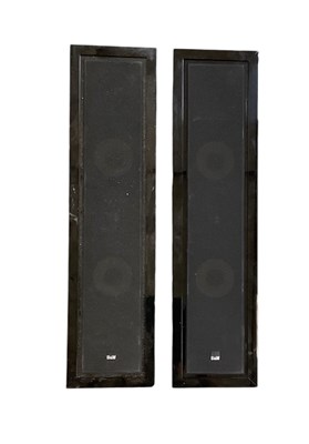 Lot 436 - BOWERS & WILKINS; a pair of modern rectangular...