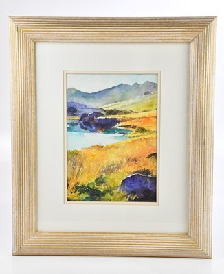 Lot 1764 - DAVID GROSVENOR; watercolour, 'The Snowdon...