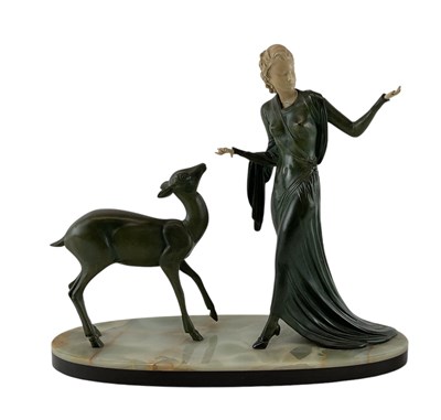 Lot 530 - AFTER UGO 'MENEVILLE' CIPRIANI; an Art Deco...
