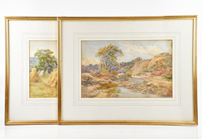 Lot 2947 - J HODGSON CAMPBELL; a pair of watercolours,...