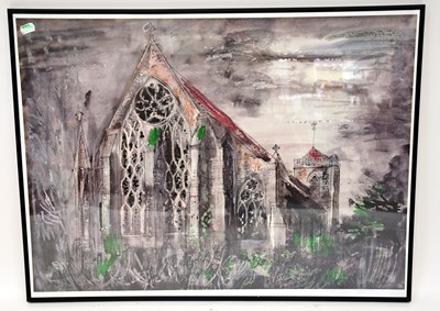 Lot 625 - AFTER JOHN PIPER; a coloured print of...