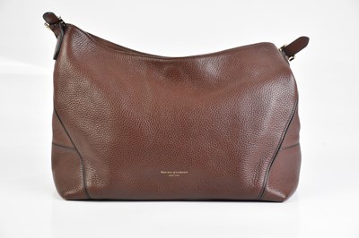 Lot 2027 - ASPINAL OF LONDON; a brown pebbled leather...
