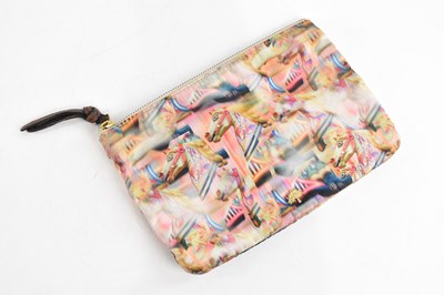 Lot 1947 - MULBERRY; a canvas cosmetic purse with...