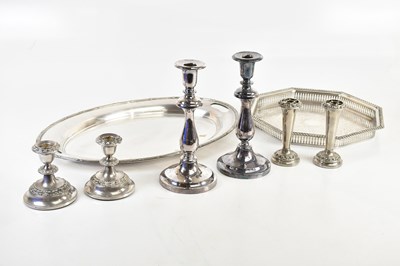 Lot 1424 - A small collection of electroplated items,...