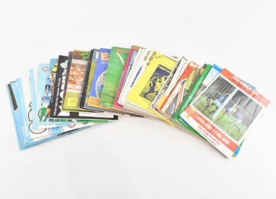 Lot 1640 - A collection of football programmes comprising...