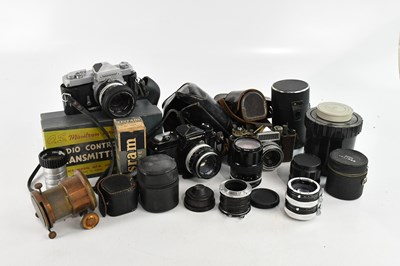 Lot 2678 - NIKON; a Nikkormat camera, FT 4210186, with...