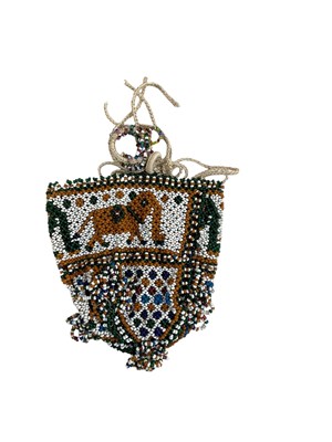 Lot 335 - A WWI Turkish prisoner of war beaded...