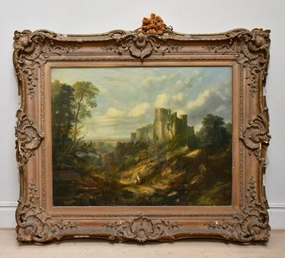 Lot 1598 - SIDNEY EDWARD PAGET (1860-1908); large oil on...