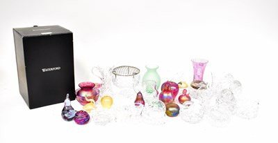 Lot 364 - A boxed Waterford Crystal Grant vase, height...