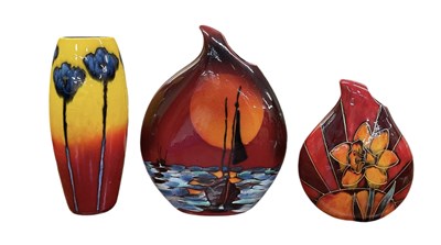 Lot 482 - ANITA HARRIS; an art pottery floral decorated...