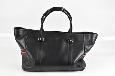 Lot 2067 - WARLOOM MILANO; a contemporary black leather...
