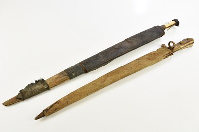 Lot 1372 - A 19th century Afghan Khyber knife, with bone...