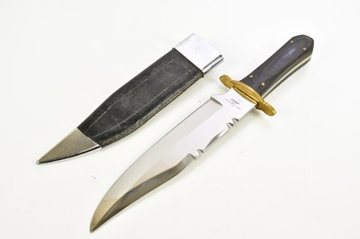 Lot 1376 - A Patrick Liberty or Death Bowie knife, with...